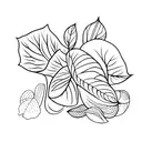 pothos vine  tattoo design idea
