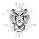 The medieval Jester tattoo design idea