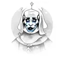 The medieval Jester tattoo design idea