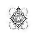 Companion with Initials L, F, S and M tattoo design idea