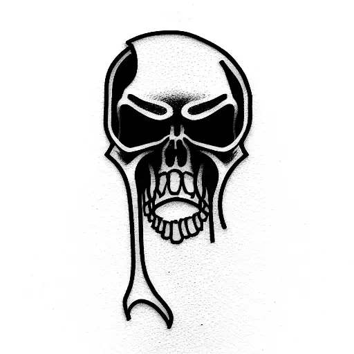 Grim Reaper tattoo design idea
