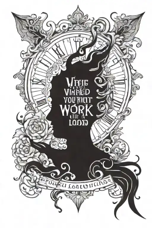 WHATEVER YOU DO, WORK AT IT WITH ALL YOUR HEART, AS THOUGH YOU WERE WORKING FOR THE LORD AND NOT FOR PEOPLE COLOSSIANS 3 tattoo design idea