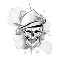 Skull tattoo design idea