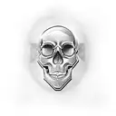 Skull tattoo design idea