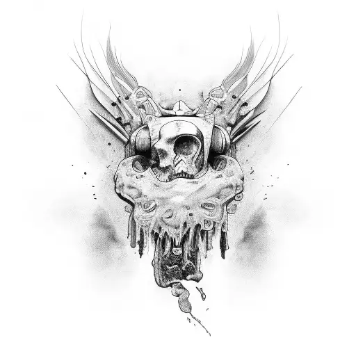 laboratory tattoo design idea