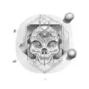 laboratory tattoo design idea