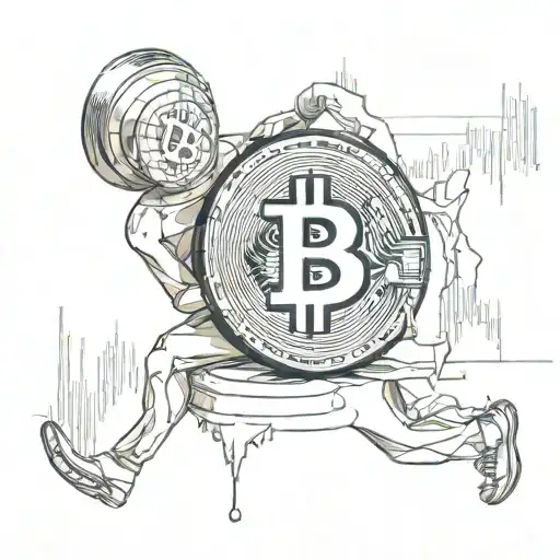 Bitcoin buy the dip tattoo design idea