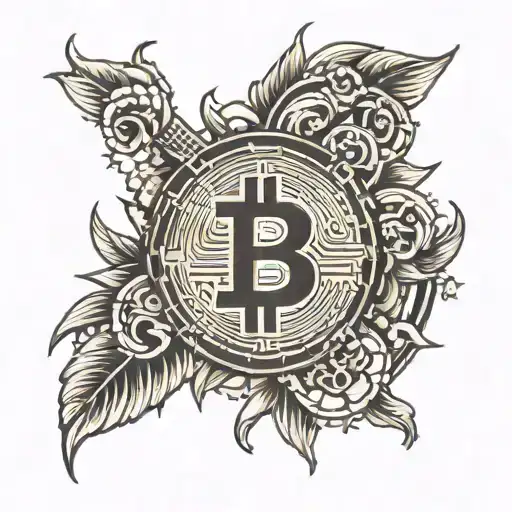 Bitcoin  tattoo design idea