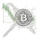 Bitcoin buy the dip tattoo design idea