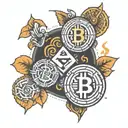 Bitcoin  tattoo design idea