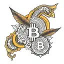 Bitcoin  tattoo design idea