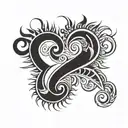 sun monoï vanilla buttock tattoo design idea