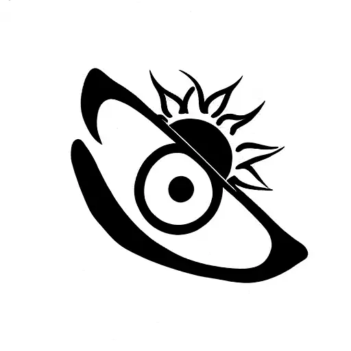 Itachi crows with sharingan  tattoo design idea