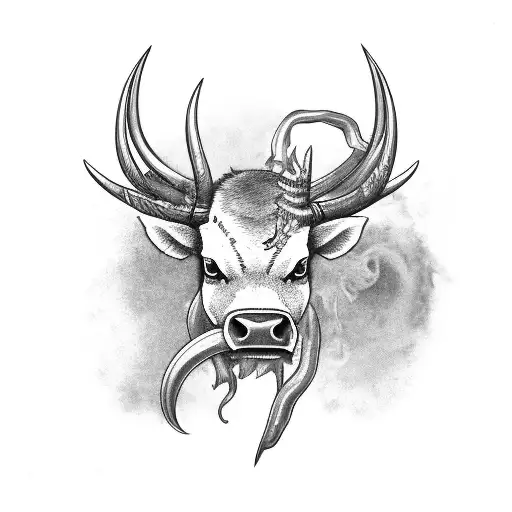 swordfern bull kelp tattoo design idea