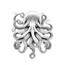 octopus Titanic  tattoo design idea