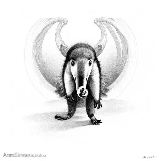 anteater tattoo design idea