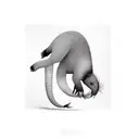 anteater tattoo design idea