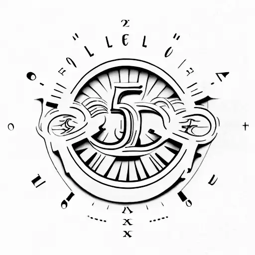 "Feels" and "23" in roman numerals tattoo design idea