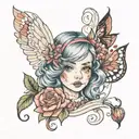 alice tattoo design idea