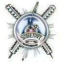 screwdriver and screw tattoo design idea