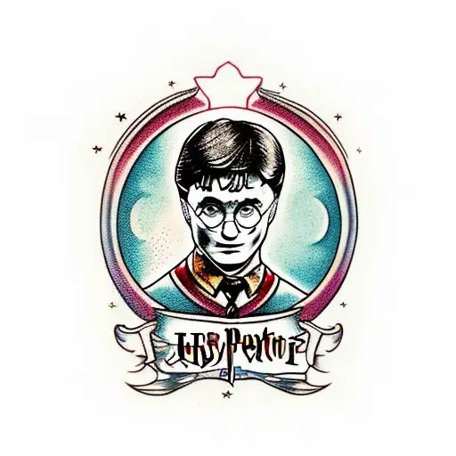 Harry potter sonserina varinha tattoo design idea