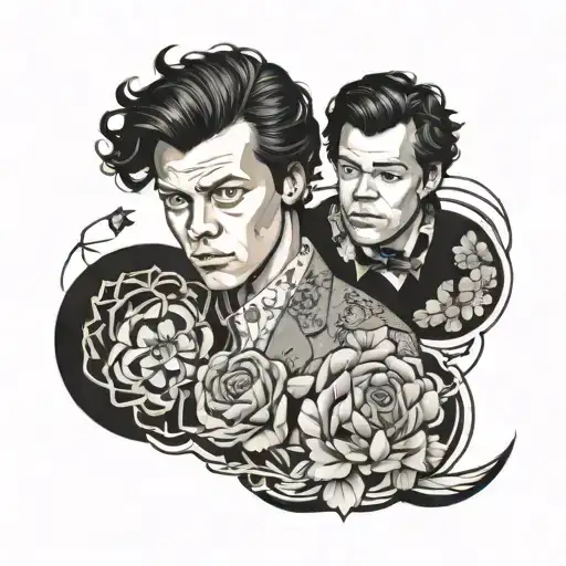 harry styles tattoo design idea