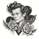 harry styles tattoo design idea