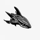 the san jose sharks logo tattoo design idea