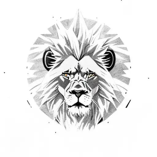 lion, goku and aquaman tattoo design idea