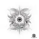 Zach Bryan and Christian theme tattoo design idea