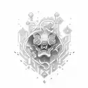 number 7 tattoo design idea