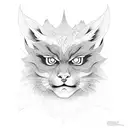 kurama  tattoo design idea