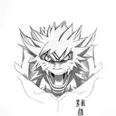 naruto kurama tattoo design idea