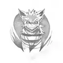 naruto kurama tattoo design idea