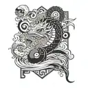 childs bithday in japanese style with aquatic theme with scorpio sign tattoo tattoo design idea