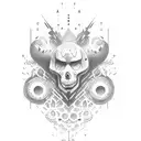 Phrase always present tattoo design idea