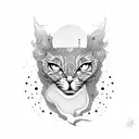 Phrase always present tattoo design idea