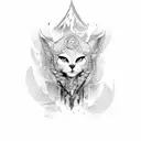 Phrase always present tattoo design idea