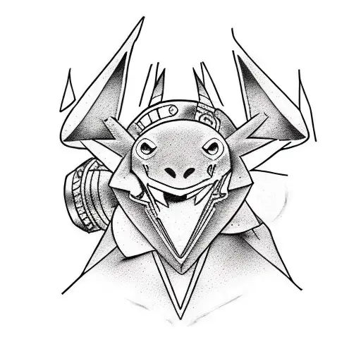 digimon Renamon sexy tattoo design idea