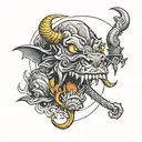 Ajax the great tattoo design idea