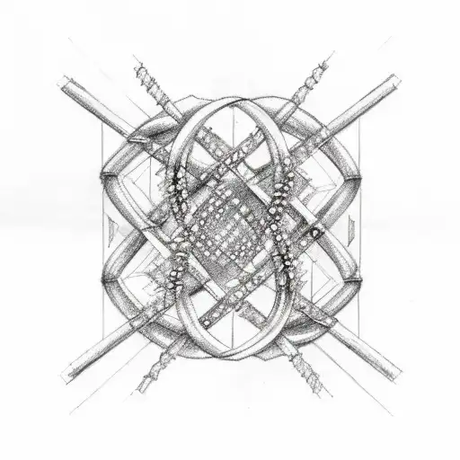 DNA double helix tattoo design idea