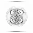 DNA double helix tattoo design idea