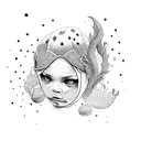 Fire children tattoo design idea