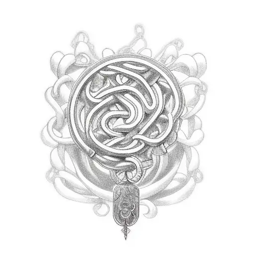 kurapika's chain tattoo design idea