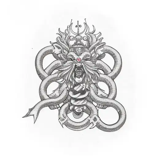 kurapika chain tattoo design idea