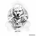 john snow  tattoo design idea