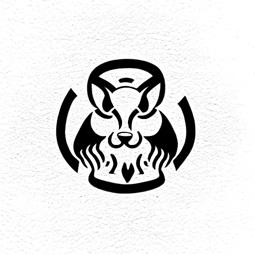 tattoo including tiger, dragon, owl, owl, lynx, monkey, butterfly and panther prints in a circle tattoo design idea