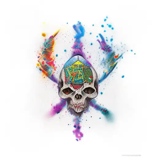 tryzub tattoo design idea