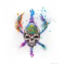 tryzub tattoo design idea