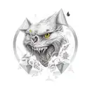 tryzub tattoo design idea